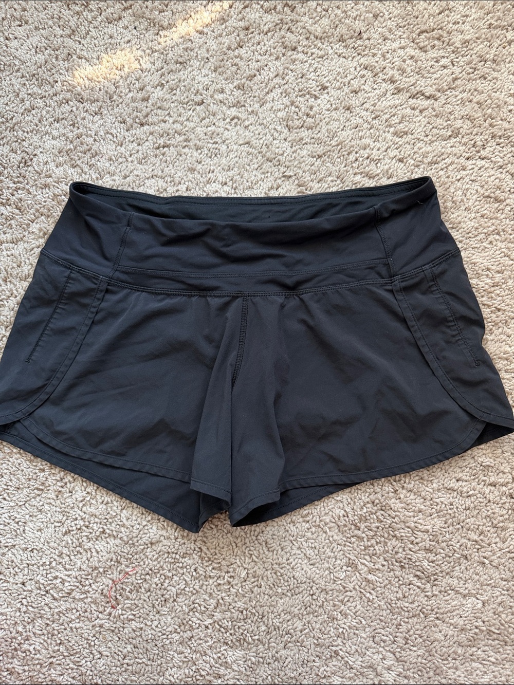 Lululemon Women’s Black Athletic Shorts 8